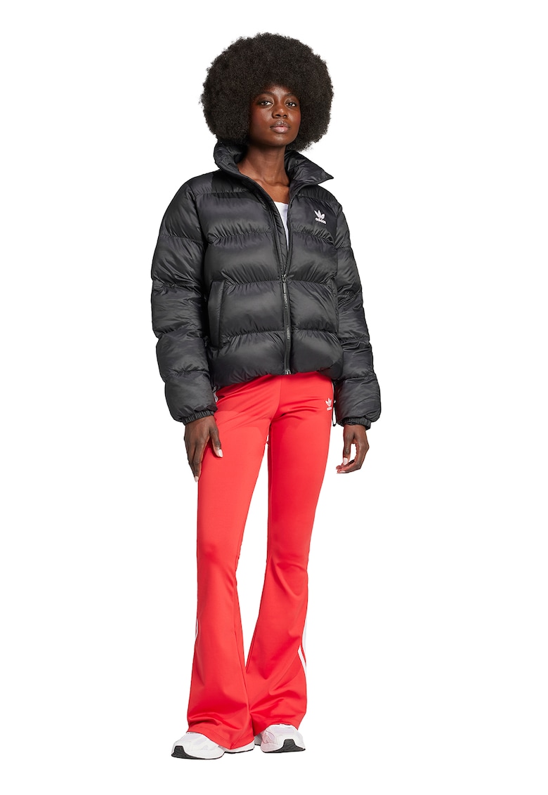 Късо подплатено яке с лого - Черен adidas Originals