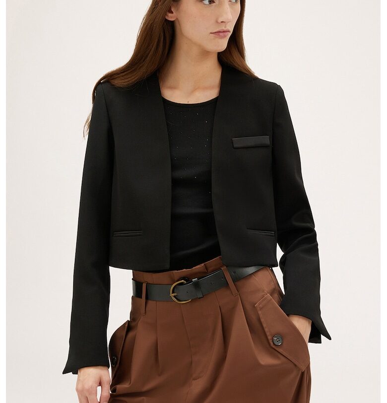 Късо сако - Черен Motivi