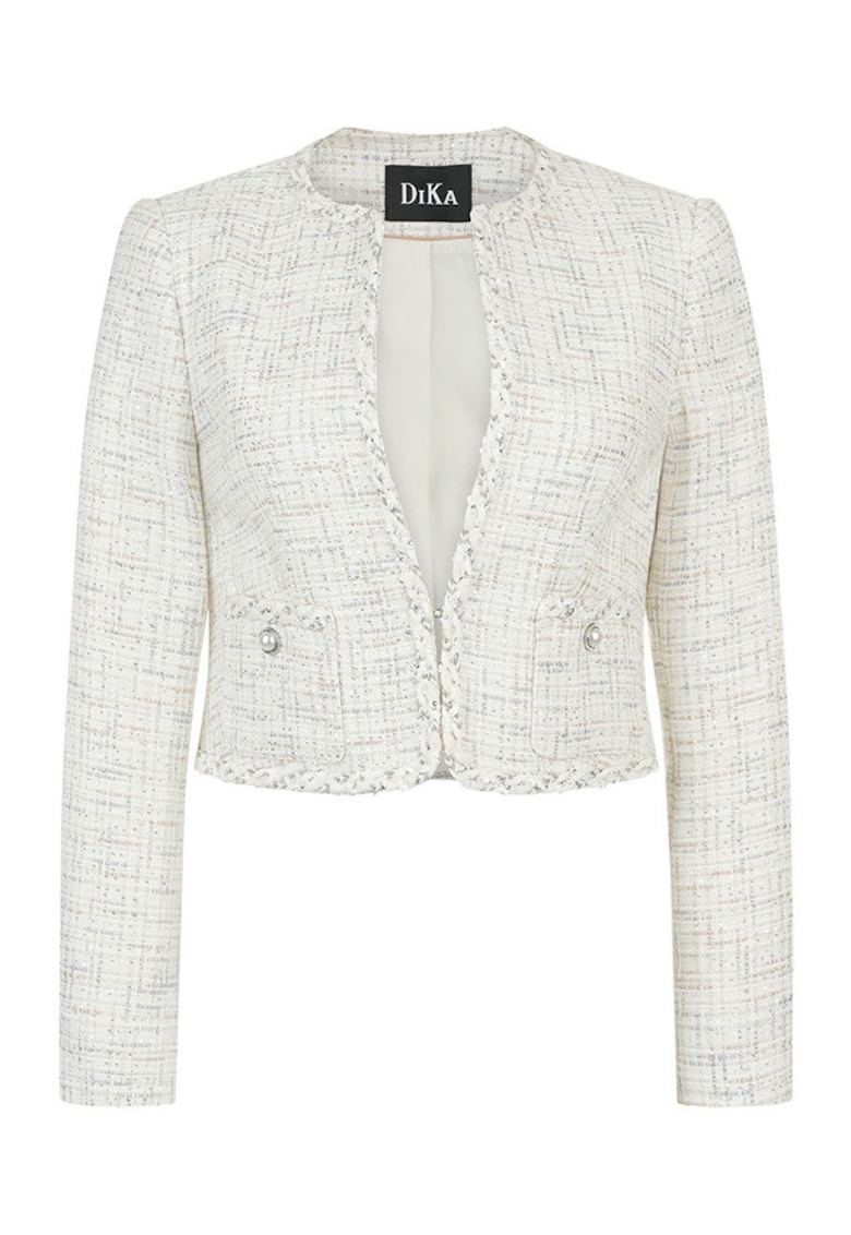 Късо сако от туид - декорирано с пайети DiKa
