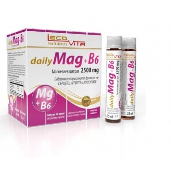 ЛЕКОВИТА ДЕЙЛИ МАГ + В6 ампули за пиене х 20 цена