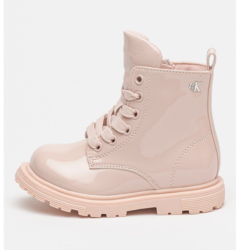 Лачени боти - Пастелнорозов CALVIN KLEIN