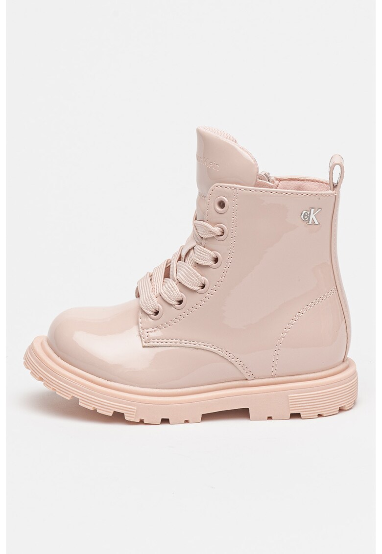 Лачени боти - Пастелнорозов CALVIN KLEIN