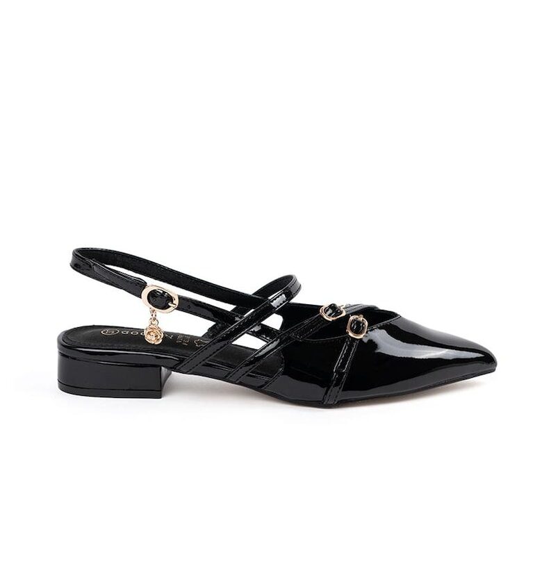 Лачени обувки с каишка отзад GOODIN