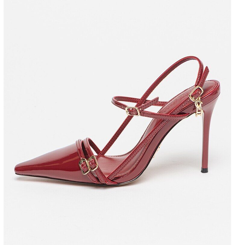 Лачени обувки стилето Deagan - Бордо Steve Madden