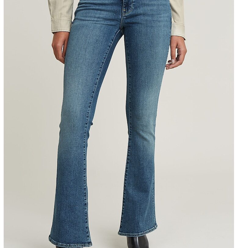 Леко разкроени дънки със средновисока талия - Лавандула G-STAR