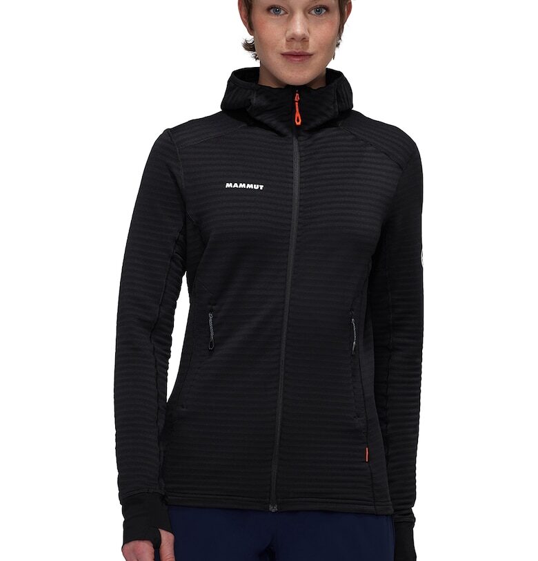 Леко хайкинг яке Taiss качулка - Черен Mammut