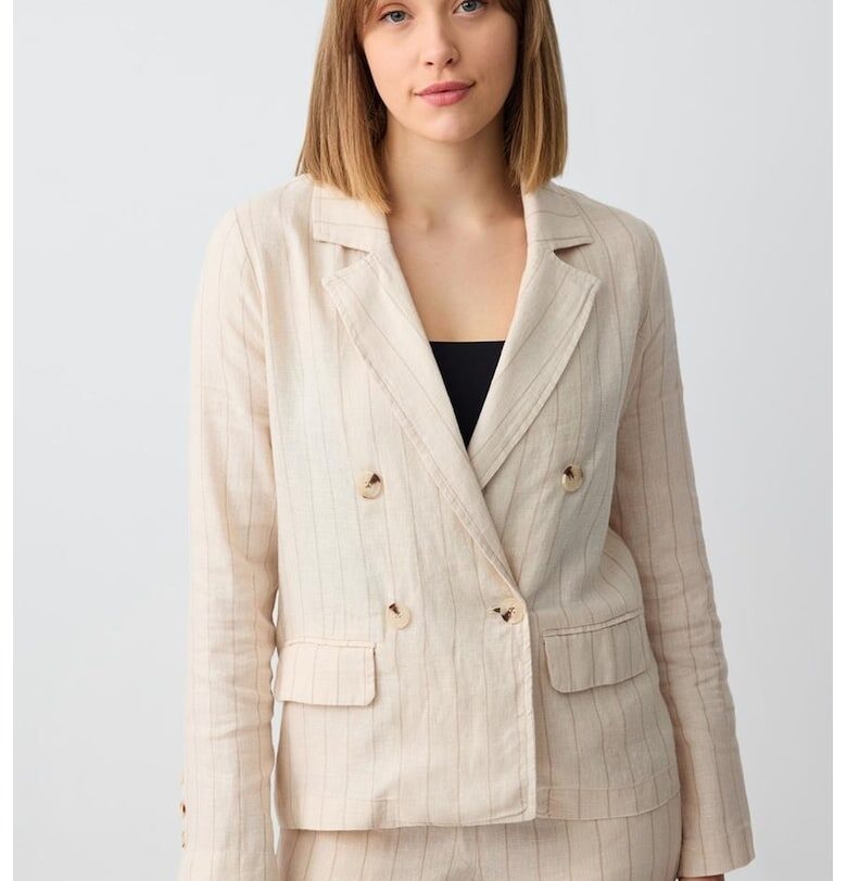 Ленено сако - Светло бежово JIMMY KEY