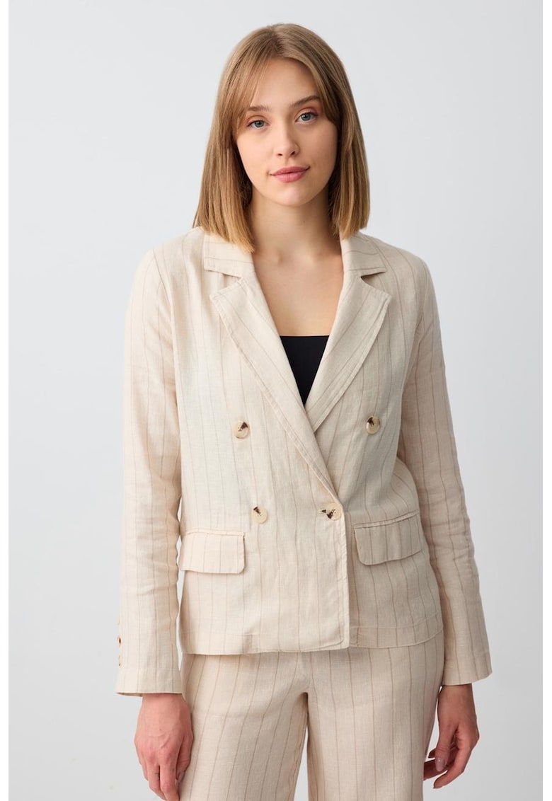 Ленено сако - Светло бежово JIMMY KEY