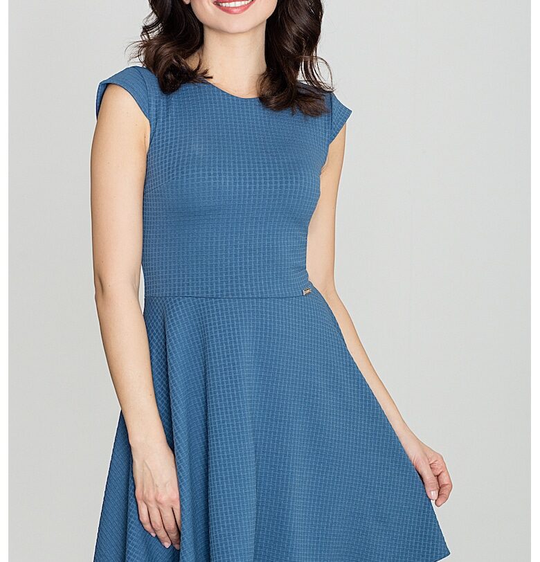 Ленитиф рокля K162 - синя - полиестер Lenitif