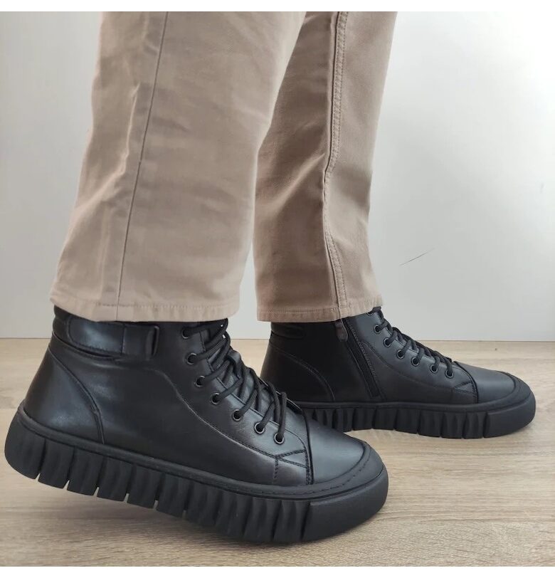 МЪЖКИ ЕЖЕДНЕВНИ БОТИ  HJNH2206 ЧЕРНИ - Черен FRANCO GERARDO