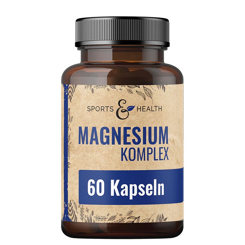 Магнезий 126 mg (8 форми) + Витамин B6 2.1 mg – За мускули