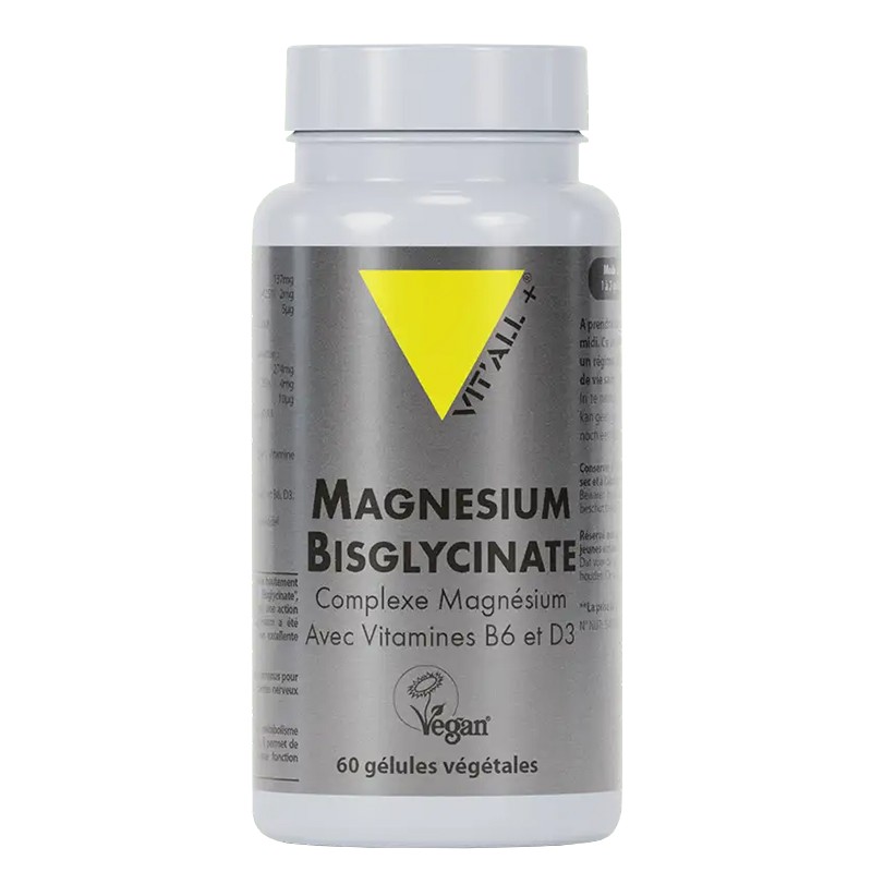 Магнезий (бисглицинат) + Витамини B6 и D3 – За мускули и кости