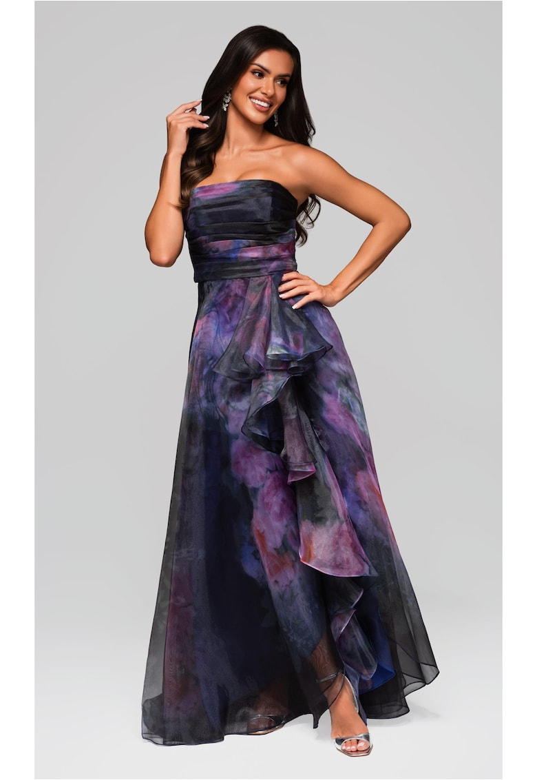 Макси вечерна рокля LA-OM-DLR230 - Виолетов Larica