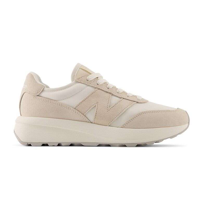 Маратонки 370 с велур - Бежов New Balance