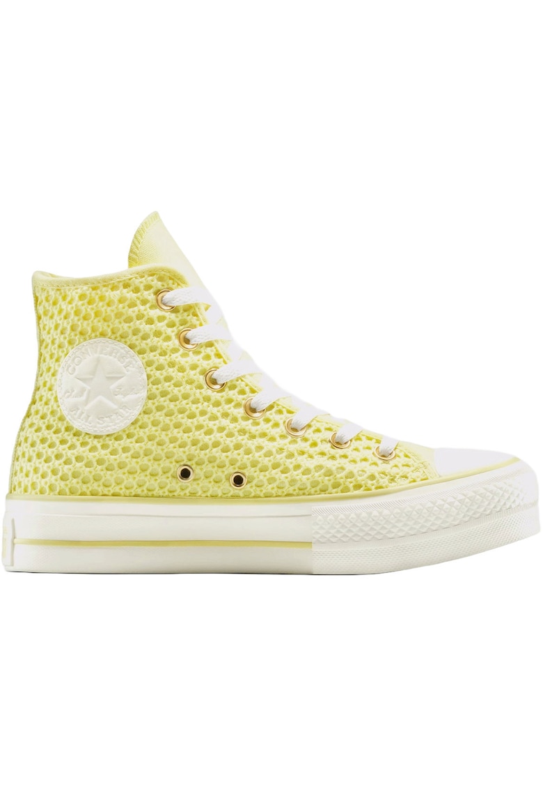 Маратонки Chuck Taylor All Star Lift Platform Knit - Жълт Converse