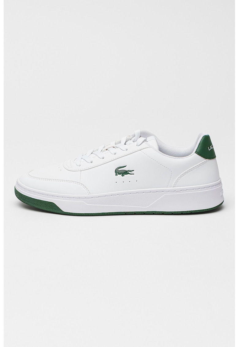 Маратонки Court Pro от еко кожа - Бял/Зелен Lacoste