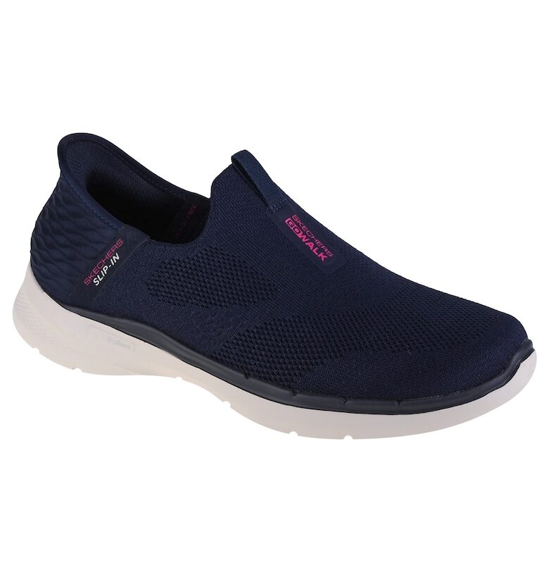 Маратонки -  Go Walk 6 Fabulous View Slipins 124569-NVY - тъмносини - Морскосин Skechers