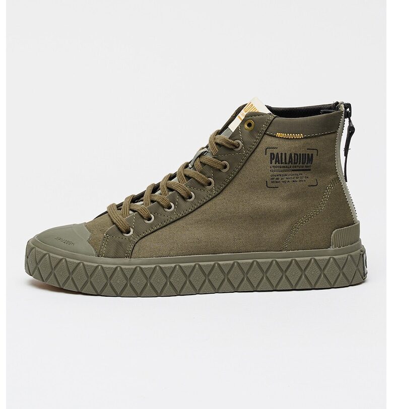 Маратонки Palla с лого - Тъмно каки Palladium