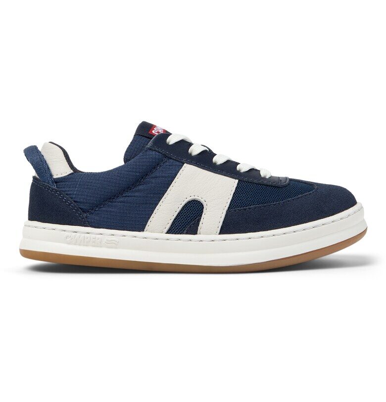 Маратонки Runner Four с кожа и велур - Тъмносин Camper