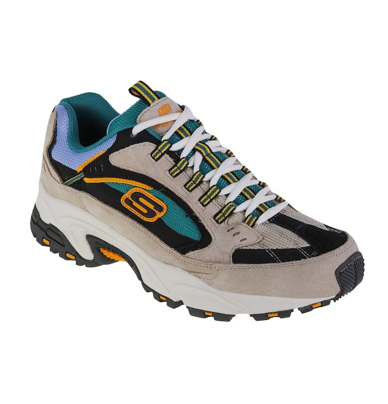 Маратонки -  Stamina-Cutback 51286-WMLT - бели - Бял Skechers