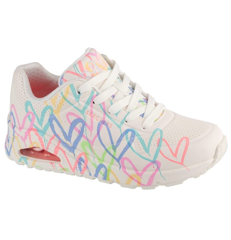 Маратонки -  Uno-Spread The Love 155507 - Бял Skechers