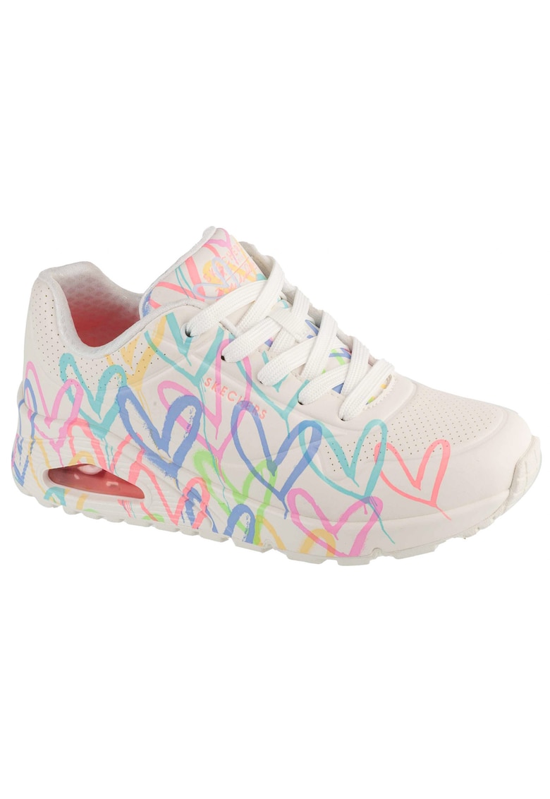 Маратонки - Uno-Spread The Love 155507 - Бял Skechers