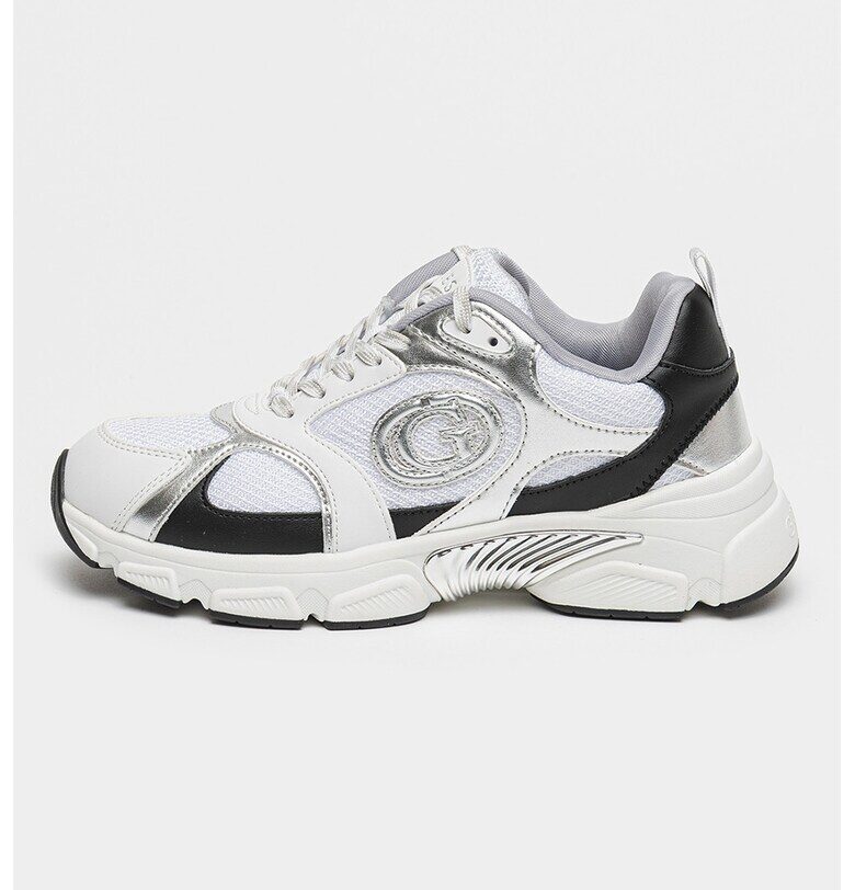 Маратонки с мрежа - Бял/Черен/Сребрист GUESS