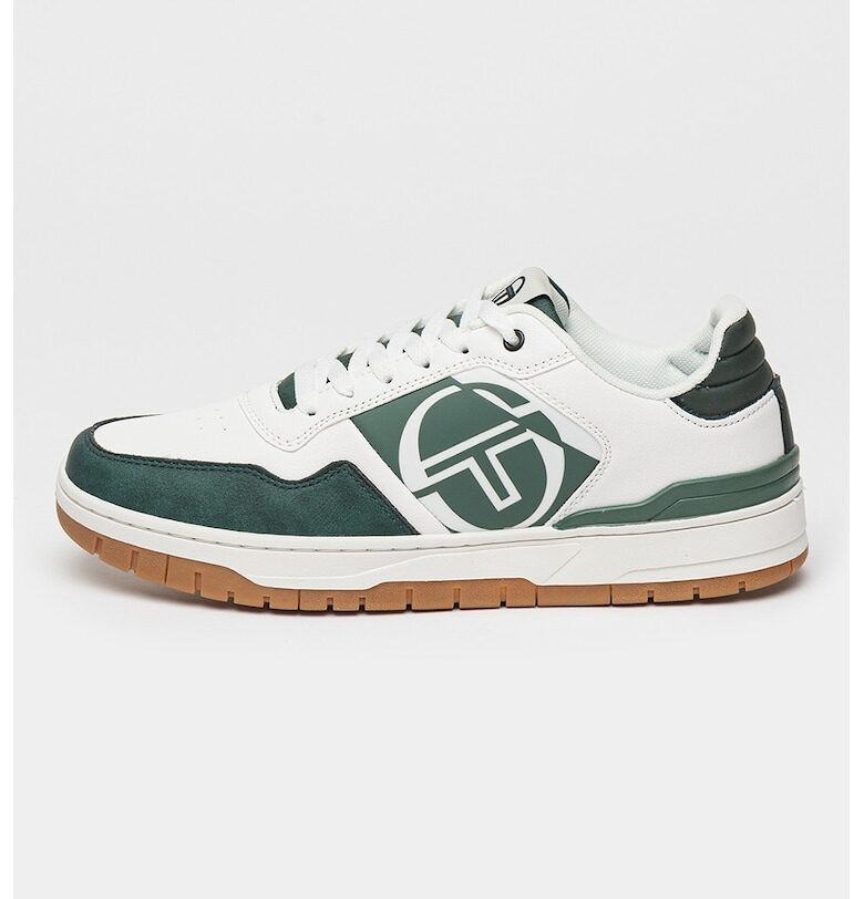 Маратонки с цветен блок - Бял/Аква зелено Sergio Tacchini