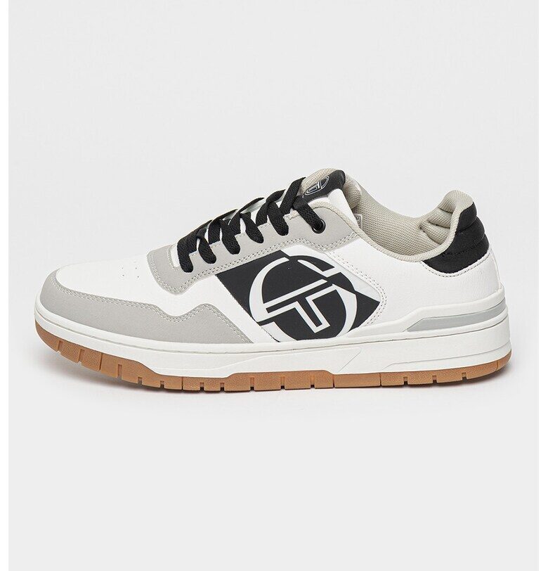 Маратонки с цветен блок - Черен/Светло сив/Бял Sergio Tacchini