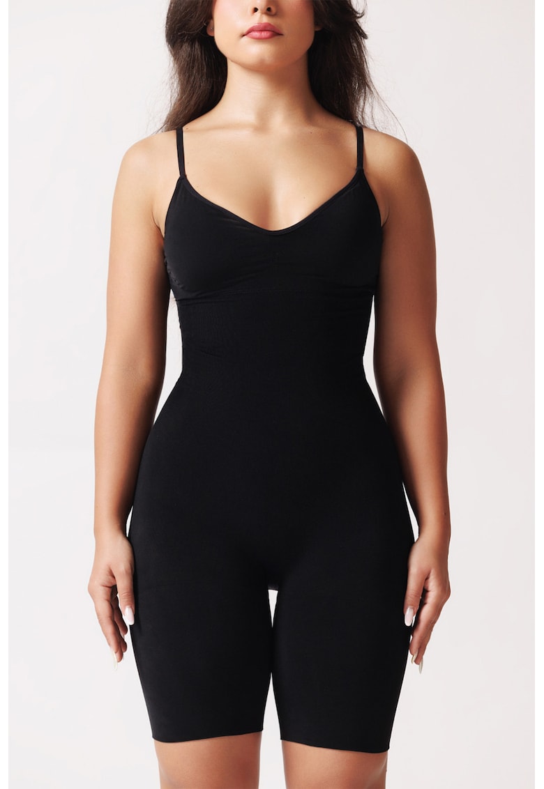 Оформящо бельо с тънки презрамки - Черен - Laura Baldini