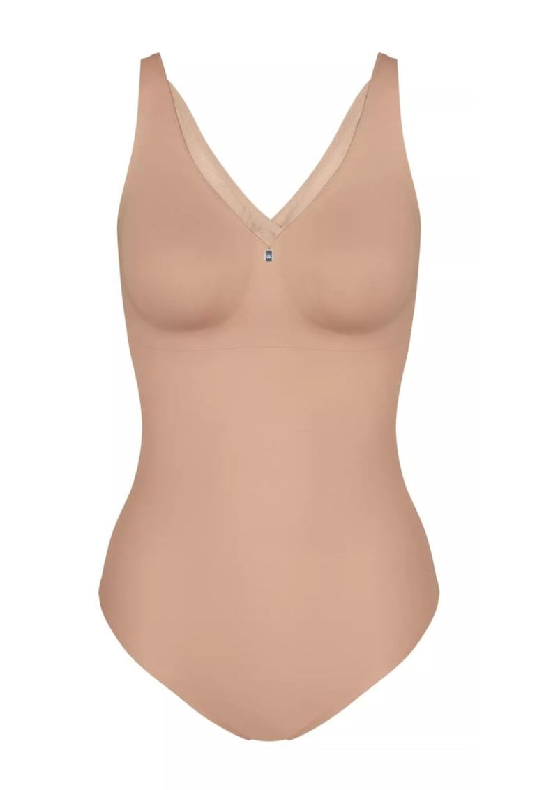 Оформящо боди True Shape Sensation с шпиц - Бежов - Triumph