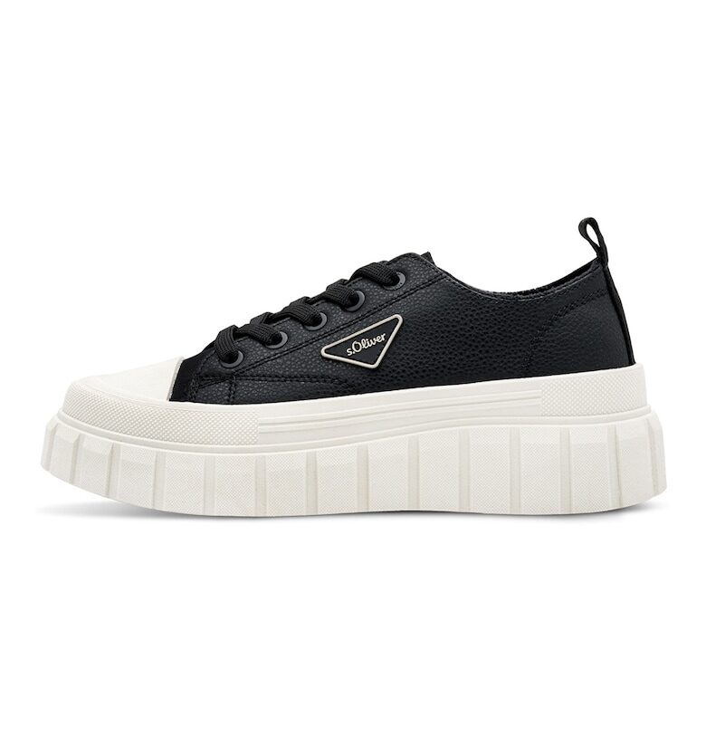 Масивни скосени спортни обувки - Черен sOliver