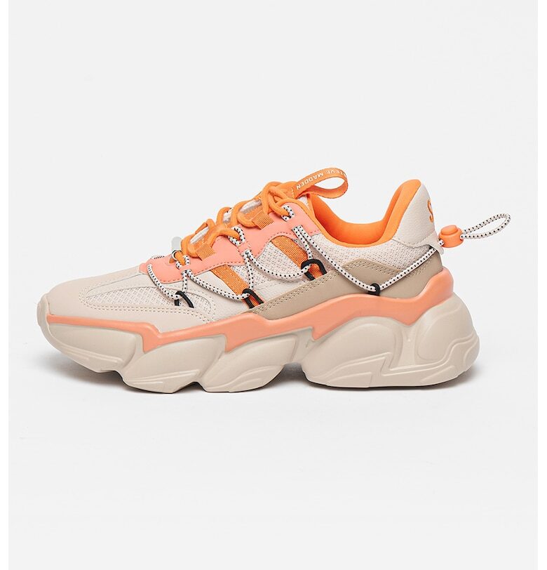 Масивни спортни обувки Spectator с мрежести зони - Оранжев/Корал/Бежов Steve Madden