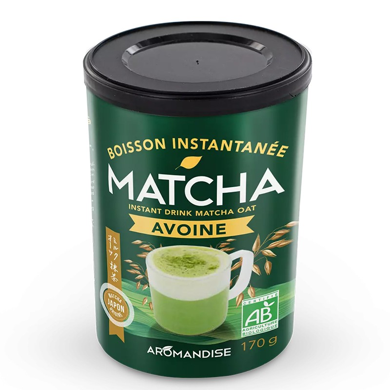 Матча и овес - тонизираща напитка