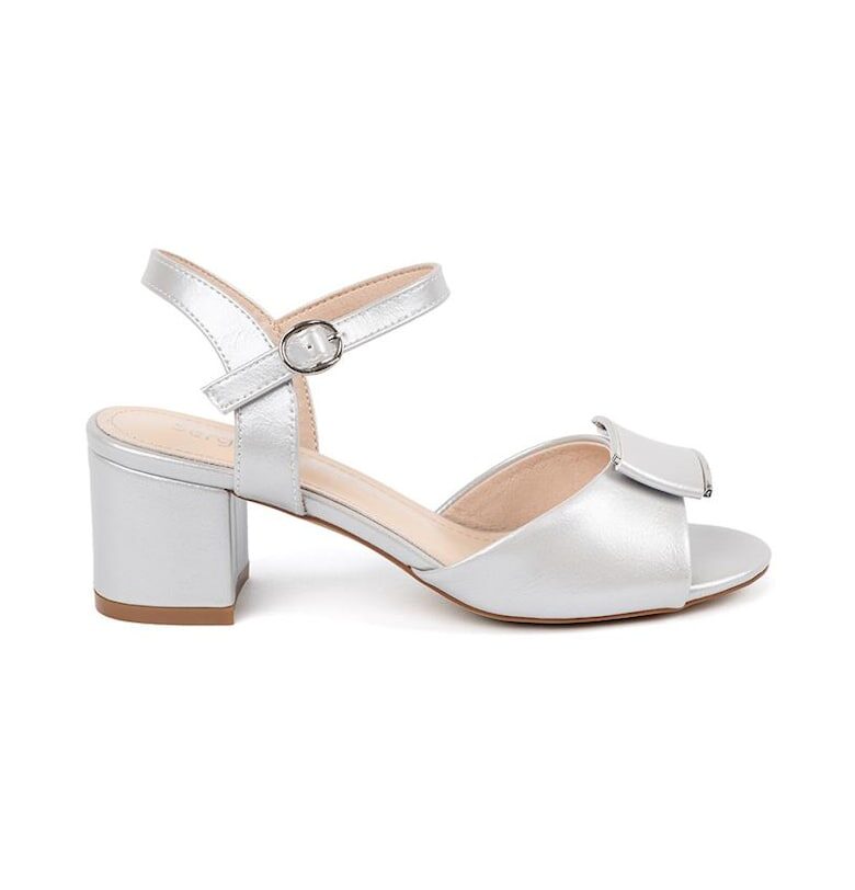 Метализирани сандали с масивен ток Sergio Leone