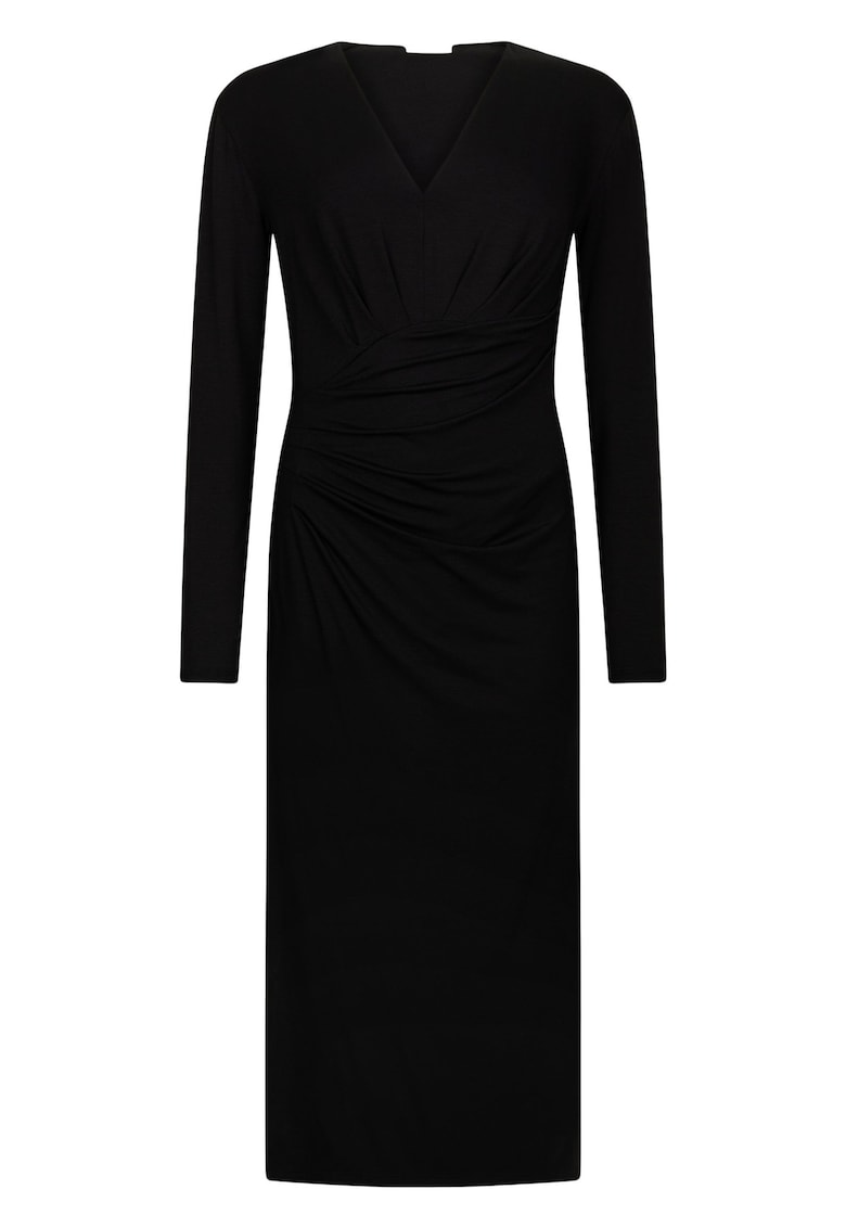 Миди рокля с шпиц - Черен Liu Jo