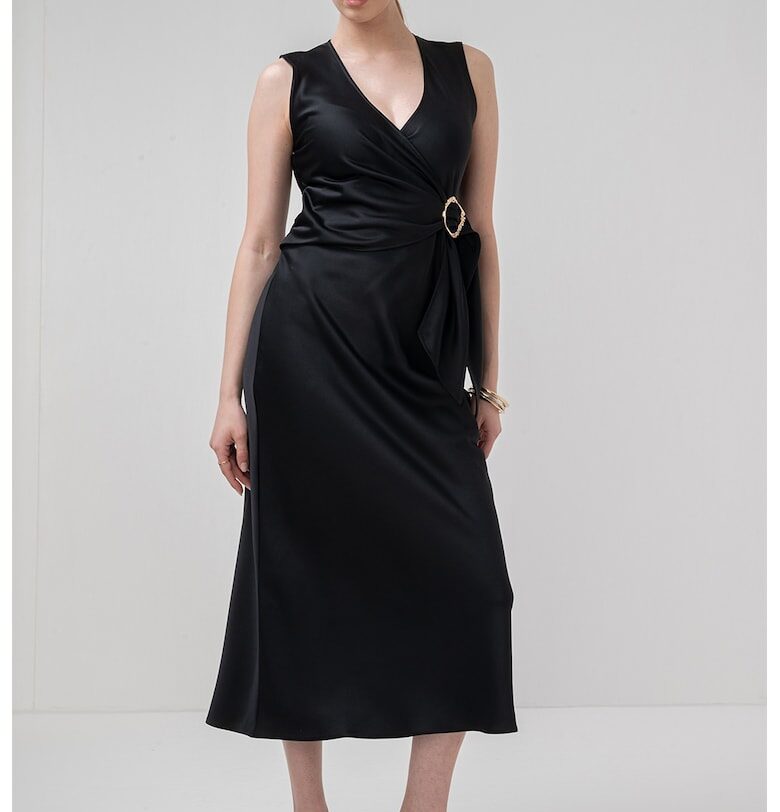 Миди шпиц рокля Titano - Черен Marella