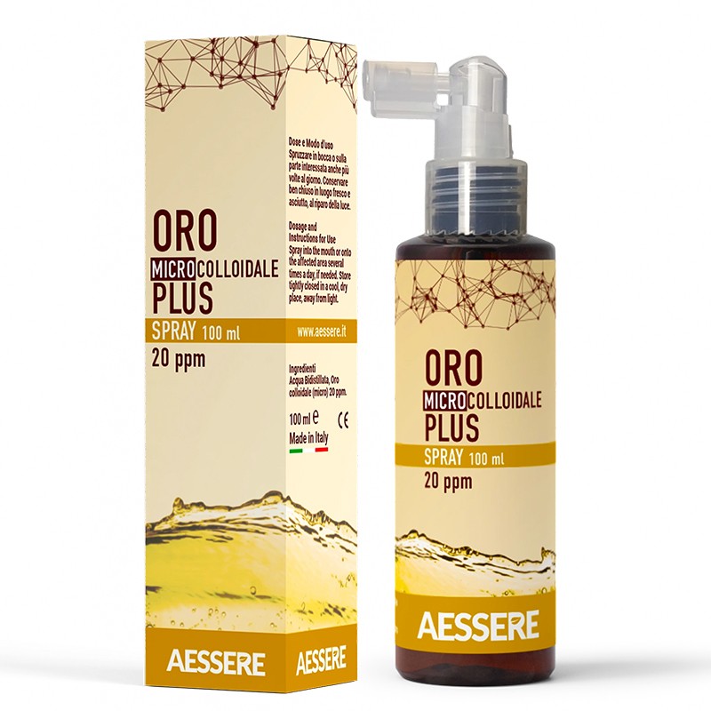 Микроколоидно злато 20 ppm – Успокояващ спрей за кожа