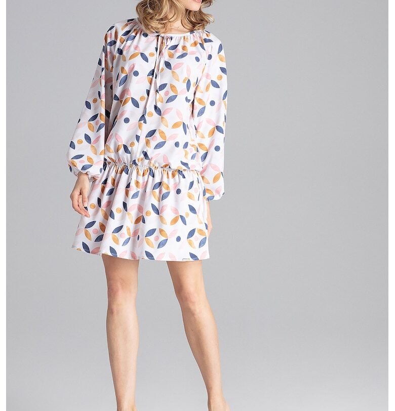 Мини рокля  летен модел - елегантна - полиестер - Figl