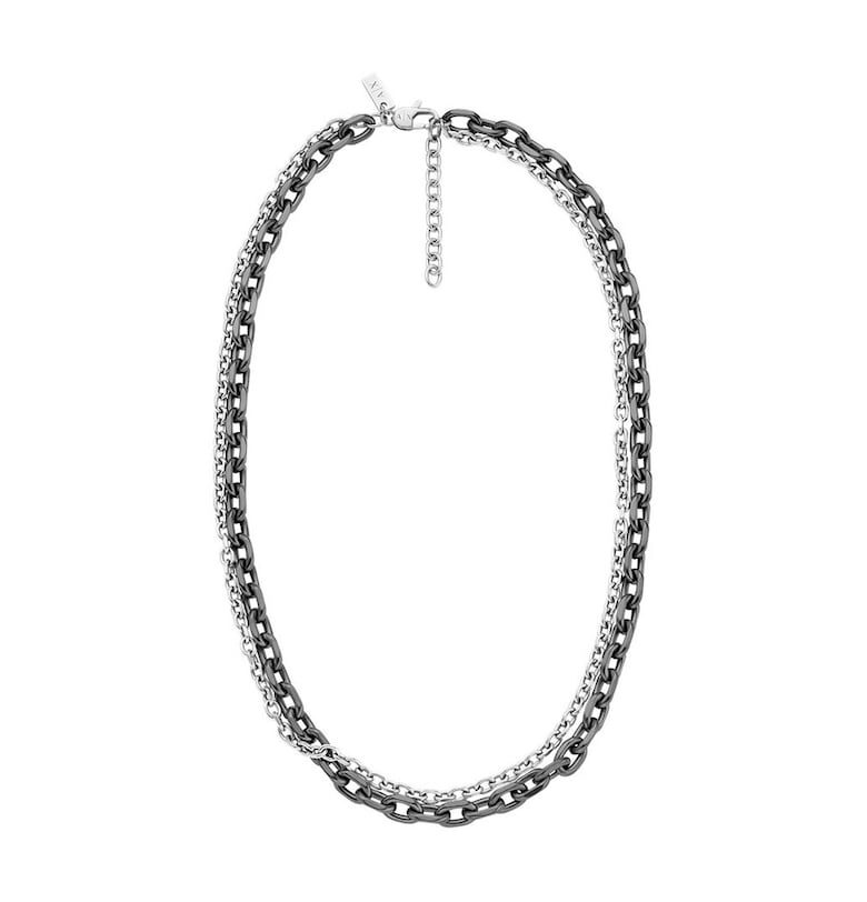 Многоредово колие от неръждаема стомана - Сребрист ARMANI EXCHANGE