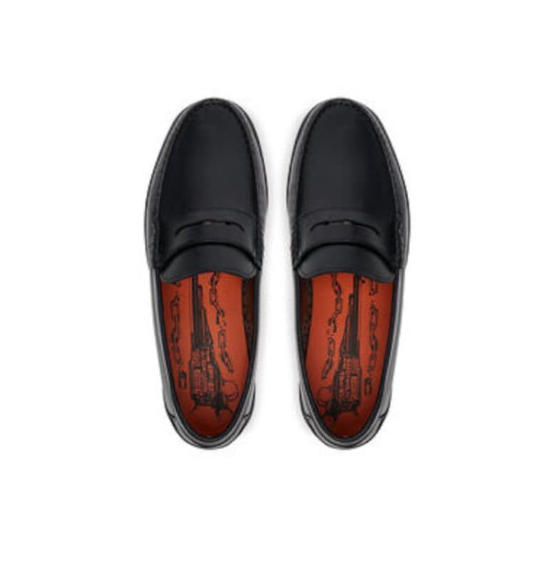 Мокасини от естествена кожа  Riviera - Черен NAKED WOLFE