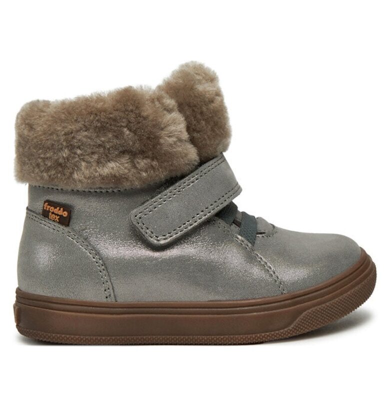 Момичешки ботуши  304390692 - Естествена кожа - Сив - Сив Froddo