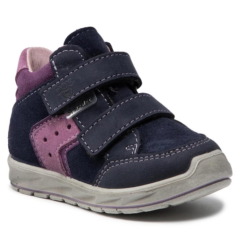 Момичешки ботуши  74 2120200/184 - Естествена кожа - Тъмносин Ricosta