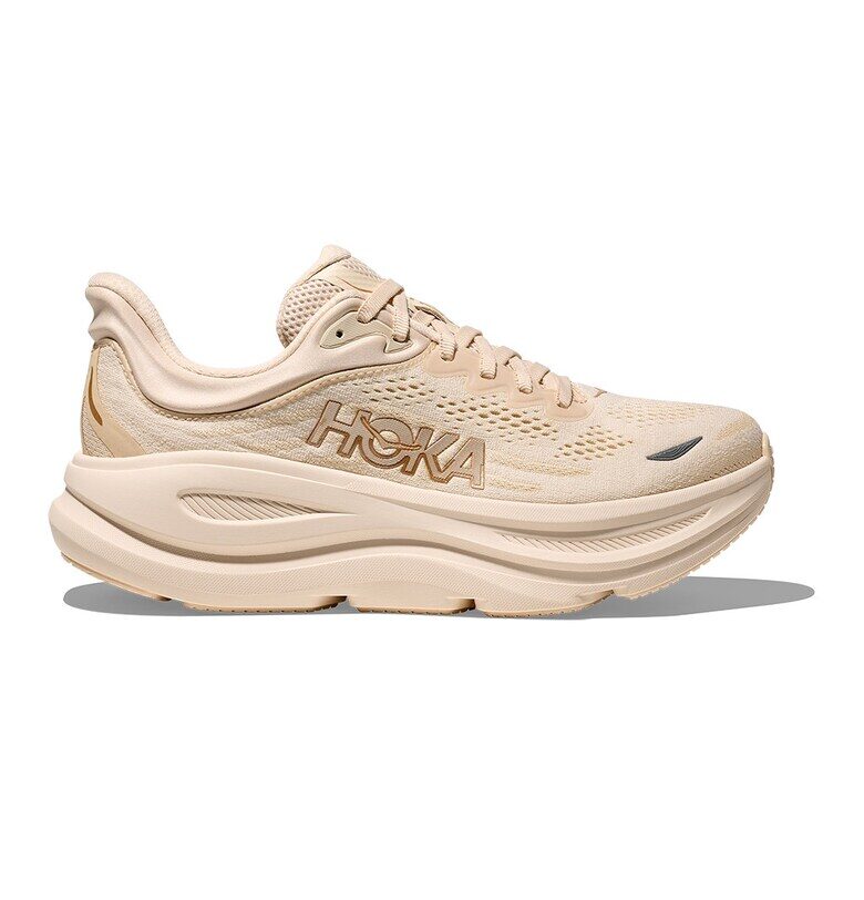 Мрежести обувки Bondi 9 за бягане - Крем Hoka