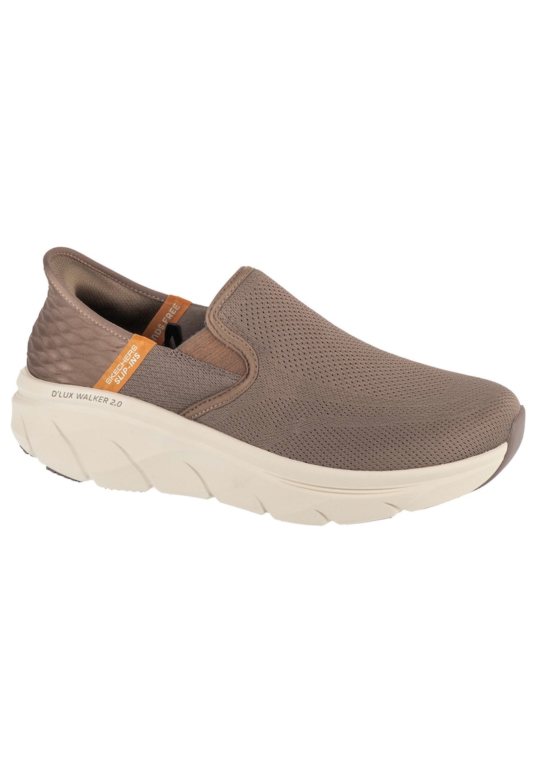 Мрежести спортни обувки D'Lux Walker 2.0 тип Slip-ins - Кафяв Skechers