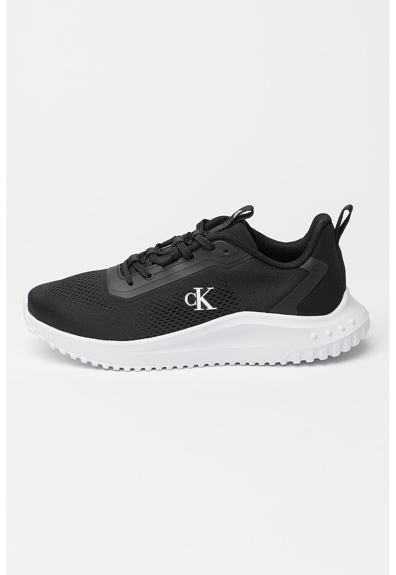 Мрежести спортни обувки - Черен/Бял CALVIN KLEIN JEANS