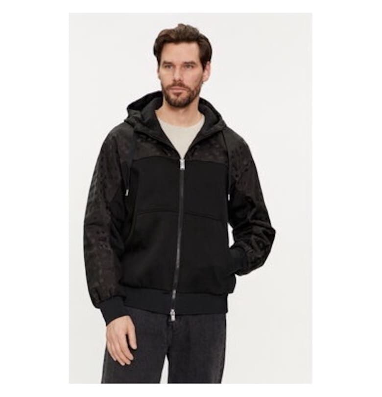 Мъжка блуза -  303640286 - Памук/Полиестер - Черна - Черен BOSS