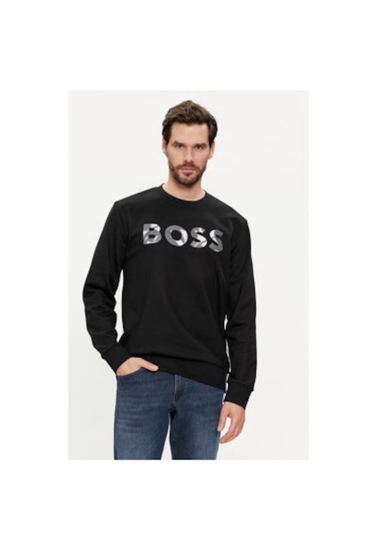 Мъжка блуза - 303675004 - Памук - Черен - Черен BOSS