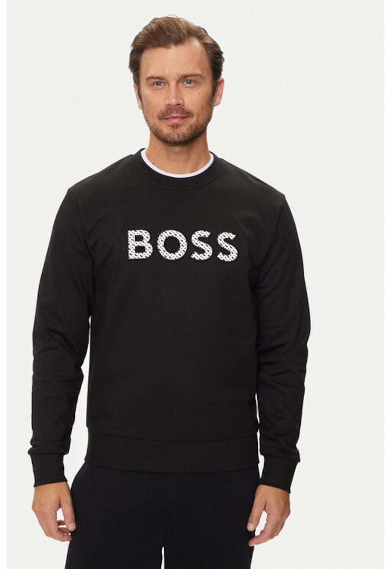 Мъжка блуза - 304018459 - Памук - Черен - Черен BOSS