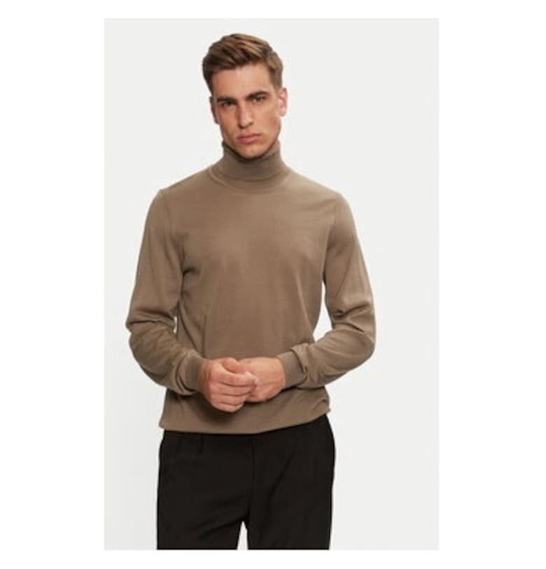 Мъжка блуза -  304236426 - Вълна - Кафява BOSS